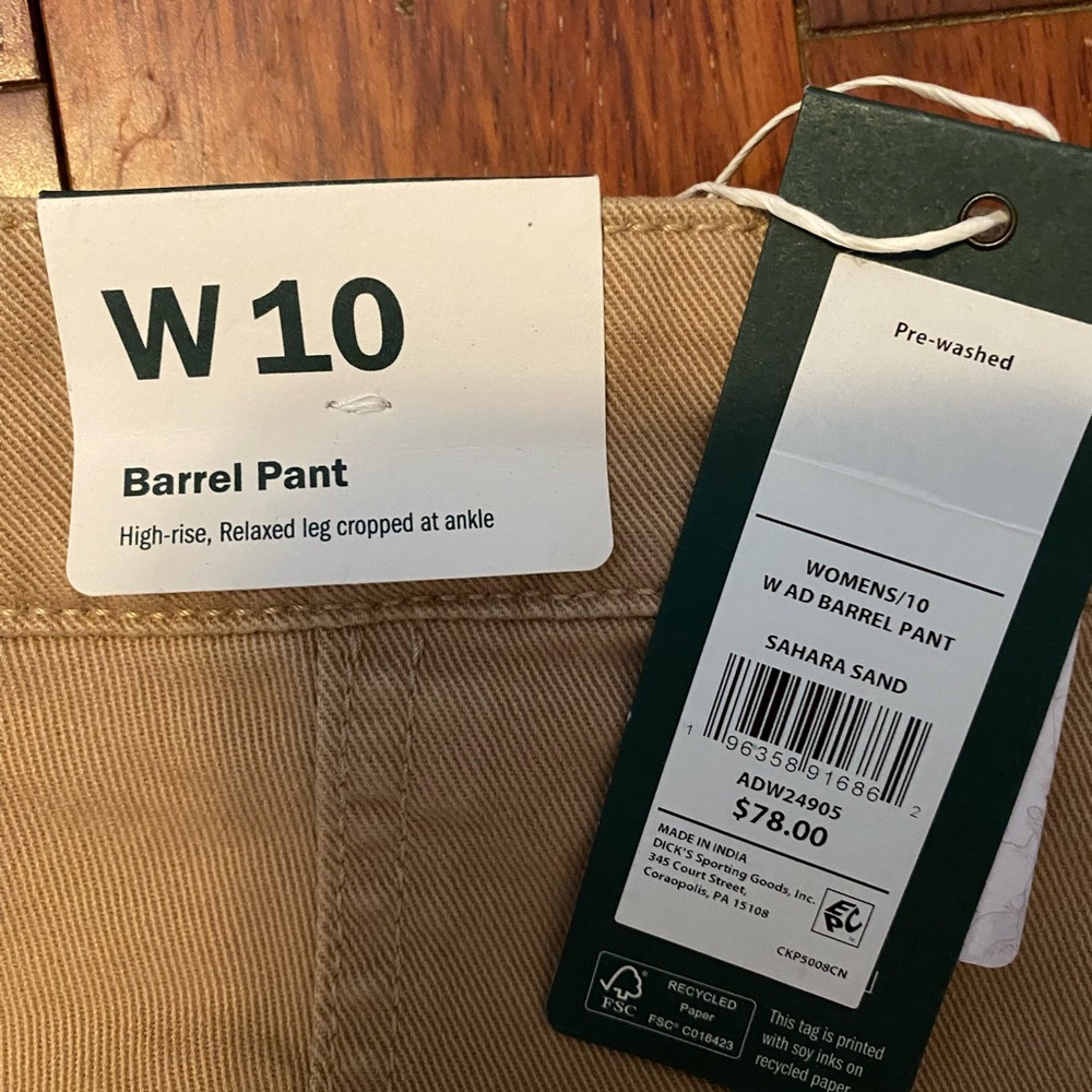 NWT Women’s Barrell Pant - Picture 2 of 5